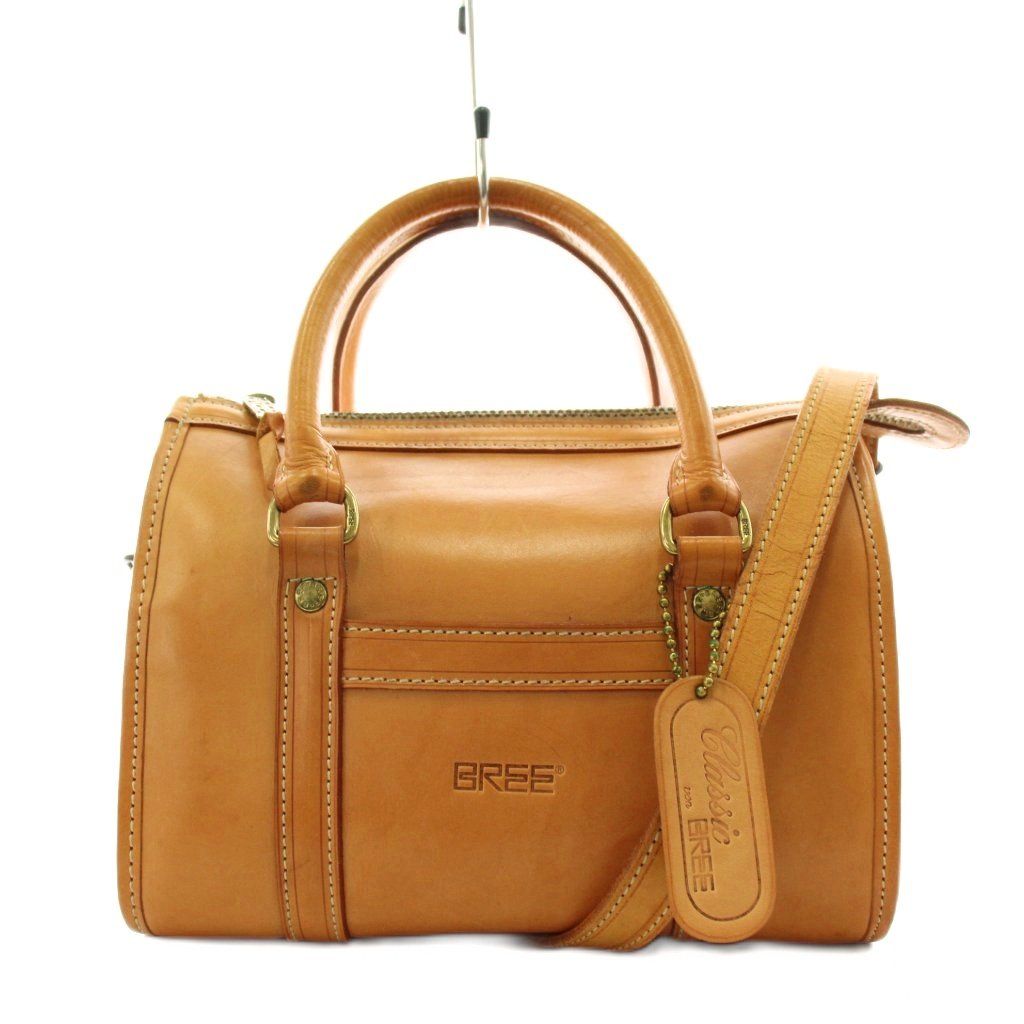 【極美品】BREEブリー 総ヌメ革 ショルダーバック BREE レザー ショルダーバッグ ブラウン BREE ブリー ショルダーバッグ