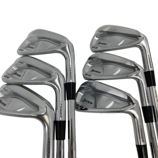 【中古】 ダンロップ SRIXON ZXi7 6S アイアンセット IR 純正特注シャフト (フレックスS) メンズ 男性用 右利き 右用 Cランク ゴルフクラブ