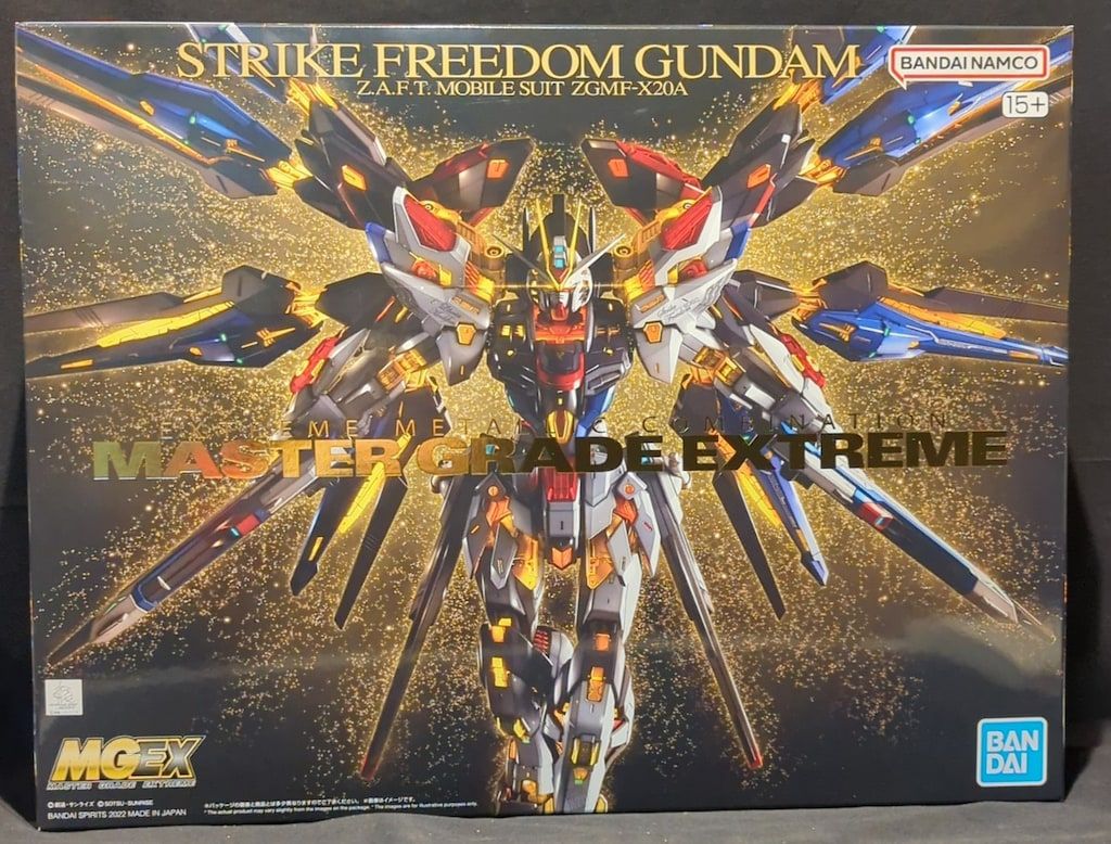 BANDAI SPIRITS MGEX 1/100 機動戦士ガンダムSEED DESTINY ストライクフリーダムガンダム/15+表記