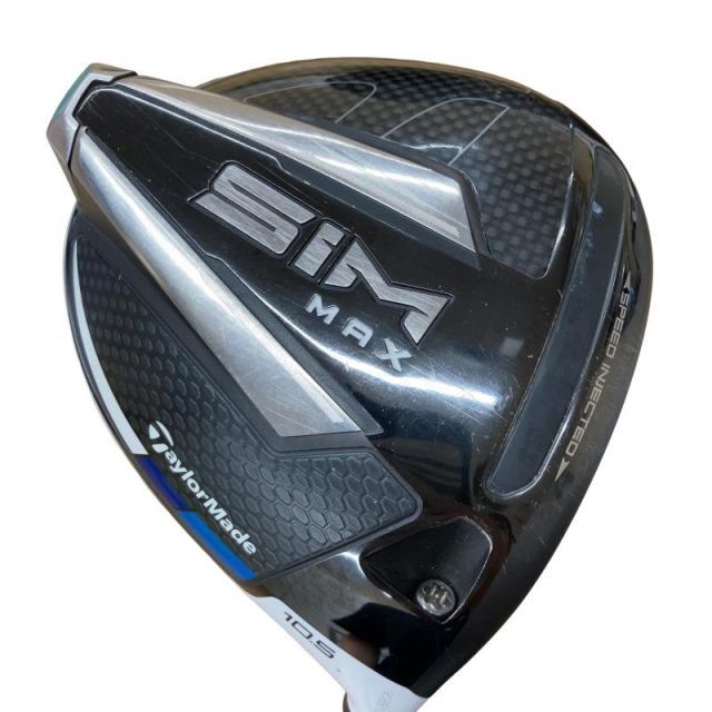 【中古】 テーラーメイド SIM MAX 10.5° ドライバー DR 純正特注シャフト (フレックスS) メンズ 男性用 右利き 右用 Cランク ゴルフクラブ