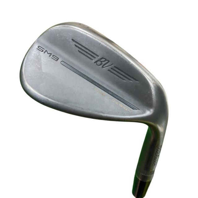 【中古】 タイトリスト VOKEY SPIN MILLED SM9 ジェットブラック 56°/14°F ウェッジ WG 純正特注シャフト (フレックスその他) メンズ 男性用 右利き 右用 Cランク ゴルフクラブ