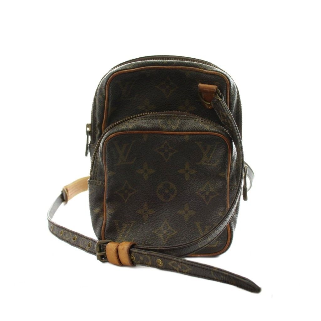 ルイヴィトン LOUIS VUITTON モノグラム ミニアマゾン ショルダーバッグ 茶 ブラウン M45238 /AN54 ■OH