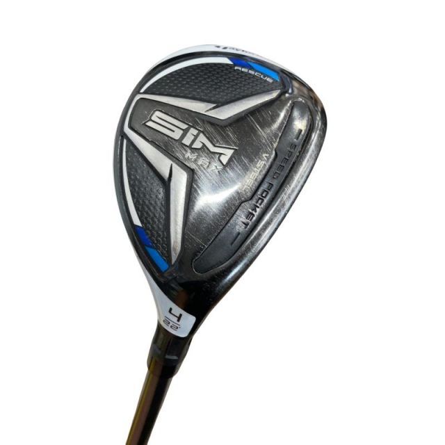 【中古】 テーラーメイド SIM MAX U4 ユーティリティ UT TENSEI BLUE TM60(UT) (フレックスS) メンズ 男性用 右利き 右用 Cランク ゴルフクラブ