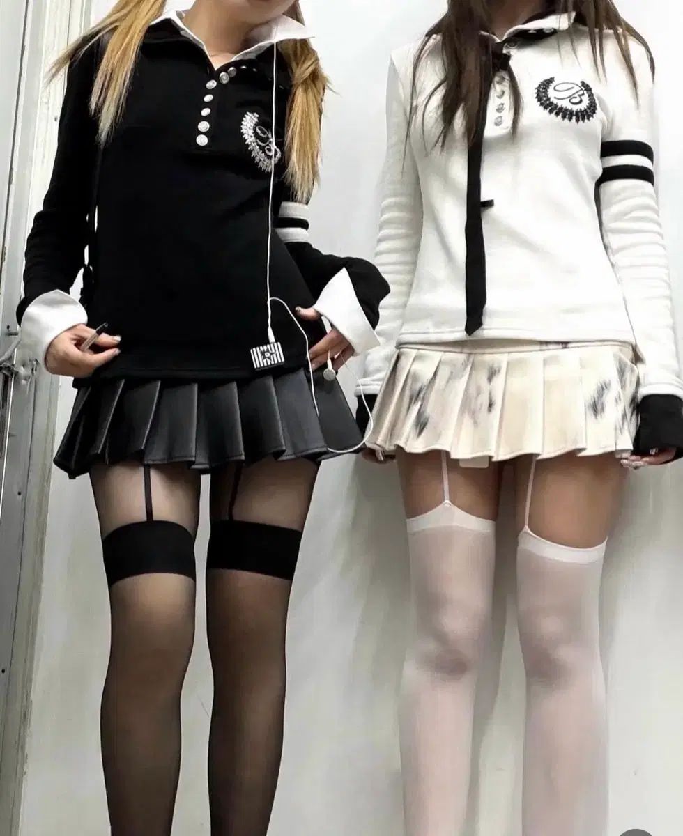ボンネ bonnae ビーズダブルカラー トップ Black