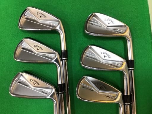 【中古】 キャロウェイ X FORGED STAR(2024) 6S アイアンセット IR NS PRO MODUS3 TOUR105 (フレックスS) メンズ 男性用 右利き 右用 Cランク ゴルフクラブ