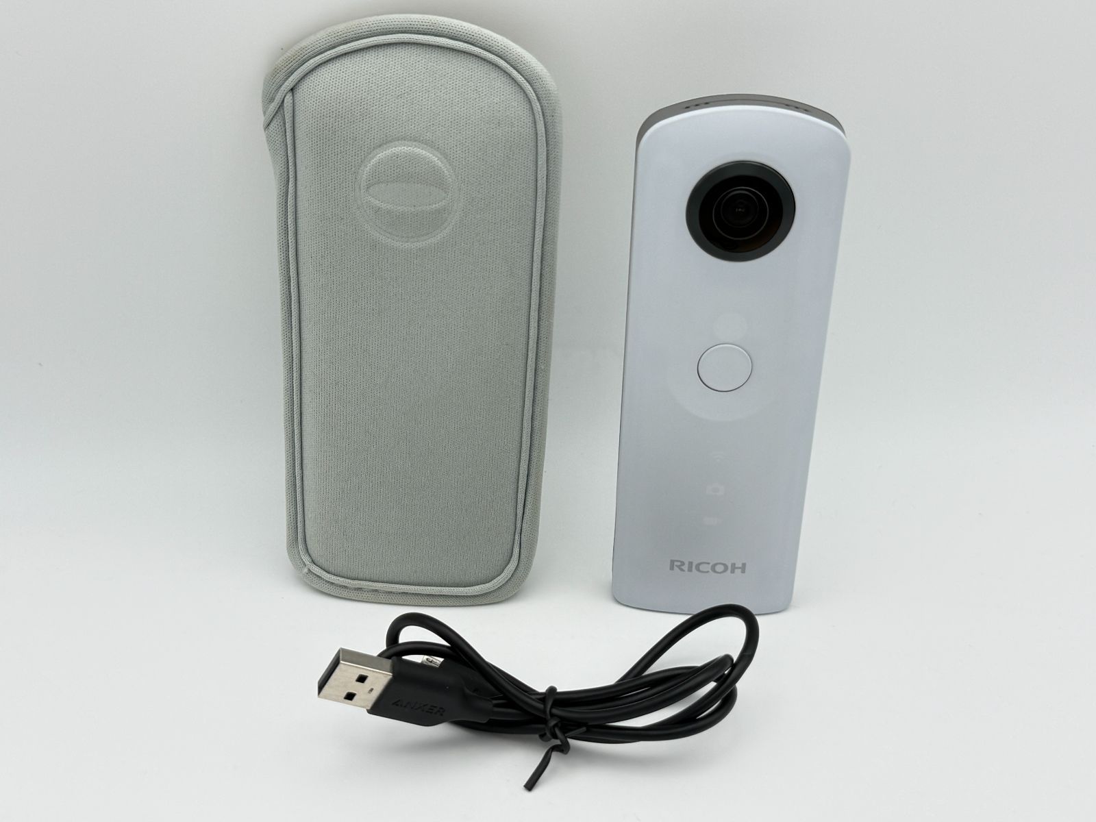 【動作確認済】RICOH THETA SC ホワイト リコー シータ 360度カメラ