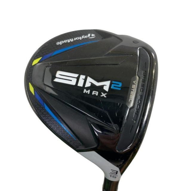 【中古】 テーラーメイド SIM2 MAX 3W フェアウェイウッド FW TENSEI BLUE TM50(SIM2 FW) (フレックスSR) メンズ 男性用 右利き 右用 Cランク ゴルフクラブ