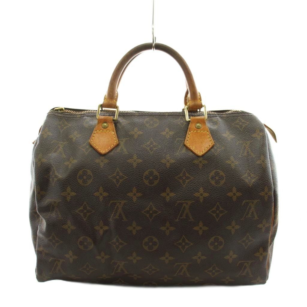ルイヴィトン LOUIS VUITTON スピーディ30 モノグラム ハンドバッグ 茶 ブラウン M41526 /AN43 ■OH