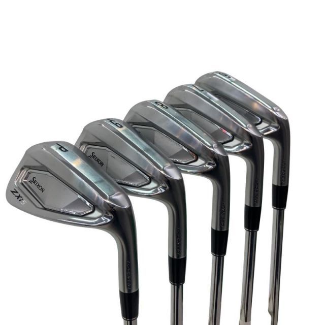 【中古】 ダンロップ SRIXON ZXi5 6S アイアンセット IR 純正特注シャフト (フレックスS) メンズ 男性用 右利き 右用 Cランク ゴルフクラブ