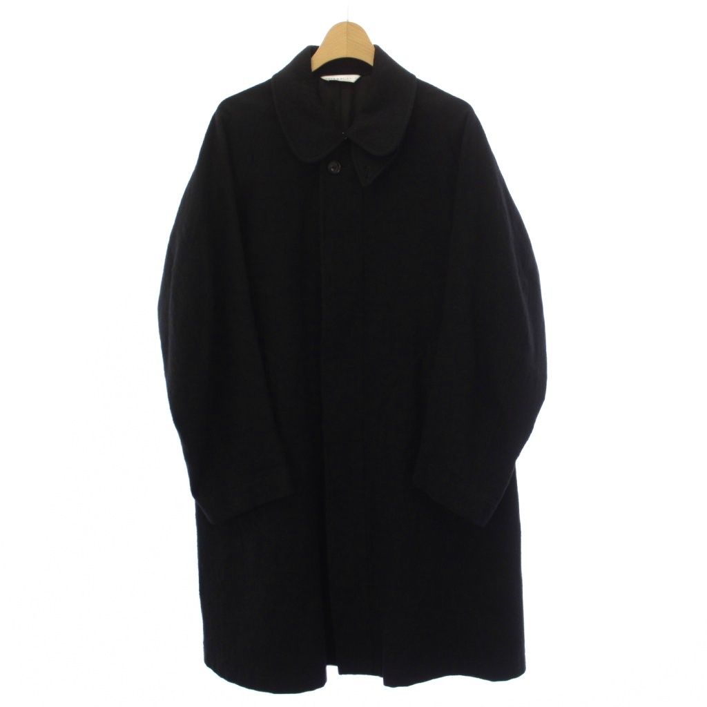 アーツ&サイエンス ARTS & SCIENCE ARTS&SCIENCE 22AW バルマカーン2 Balmacaan 2 バルマカーンコート ロング アウター 1 黒 ブラック 0223-U1005-3047 /YT