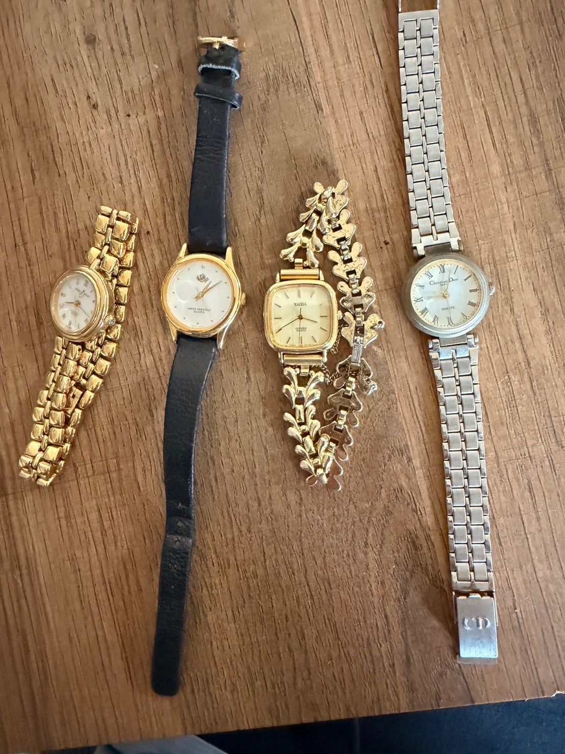 レディース腕時計 4点 まとめ売り Christian Dior CITIZEN LOUIS FERAUD 他