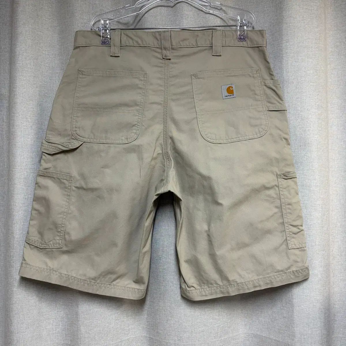 Carhartt B147 オリジナルフィット カーペンター ショーツ ベージュ W36