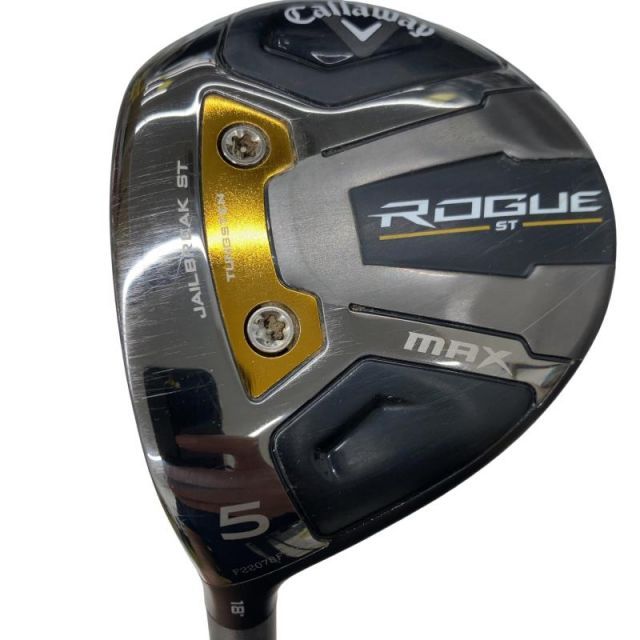 【中古】 キャロウェイ ROGUE ST MAX 5W レフティ フェアウェイウッド FW VENTUS 5 for CW(ROGUE ST FW) (フレックスSR) メンズ 男性用 左利き レフティ 左用 Cランク ゴルフクラブ