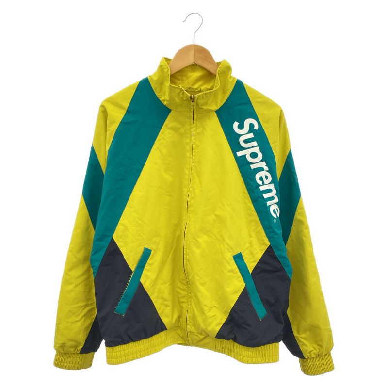 【中古】Supreme 20SS Paneled Track Jacket M イエロー シュプリーム[92]