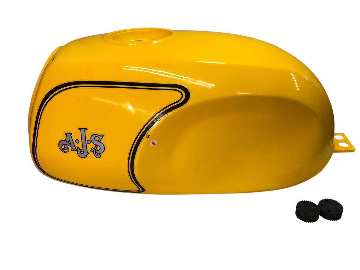 AJS　キャドウェル125　フューエルタンク　燃料タンク　タンクゴム　希少品　漏れ無し　交換　補修にも（中古）2886-N3357