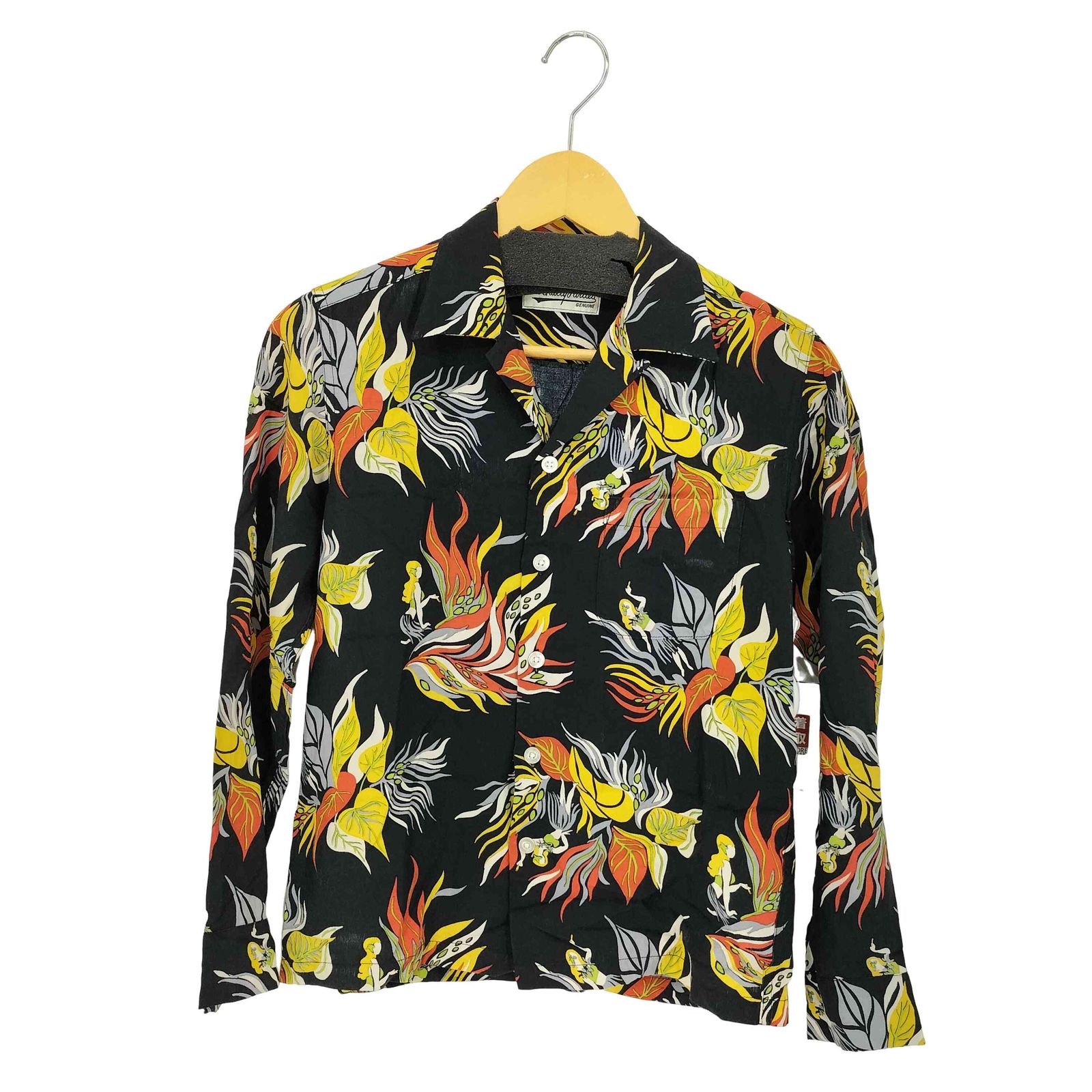 ワコマリア WACKO MARIA HAWAIIAN SHIRT L/S 開襟 アロハシャツ メンズ JPN：S