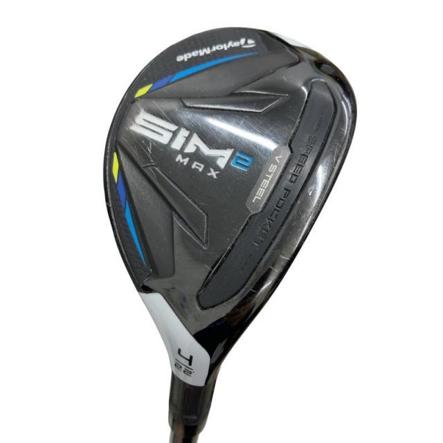 【中古】 テーラーメイド SIM2 MAX U4 ユーティリティ UT 純正特注シャフト (フレックスS) メンズ 男性用 右利き 右用 Cランク ゴルフクラブ