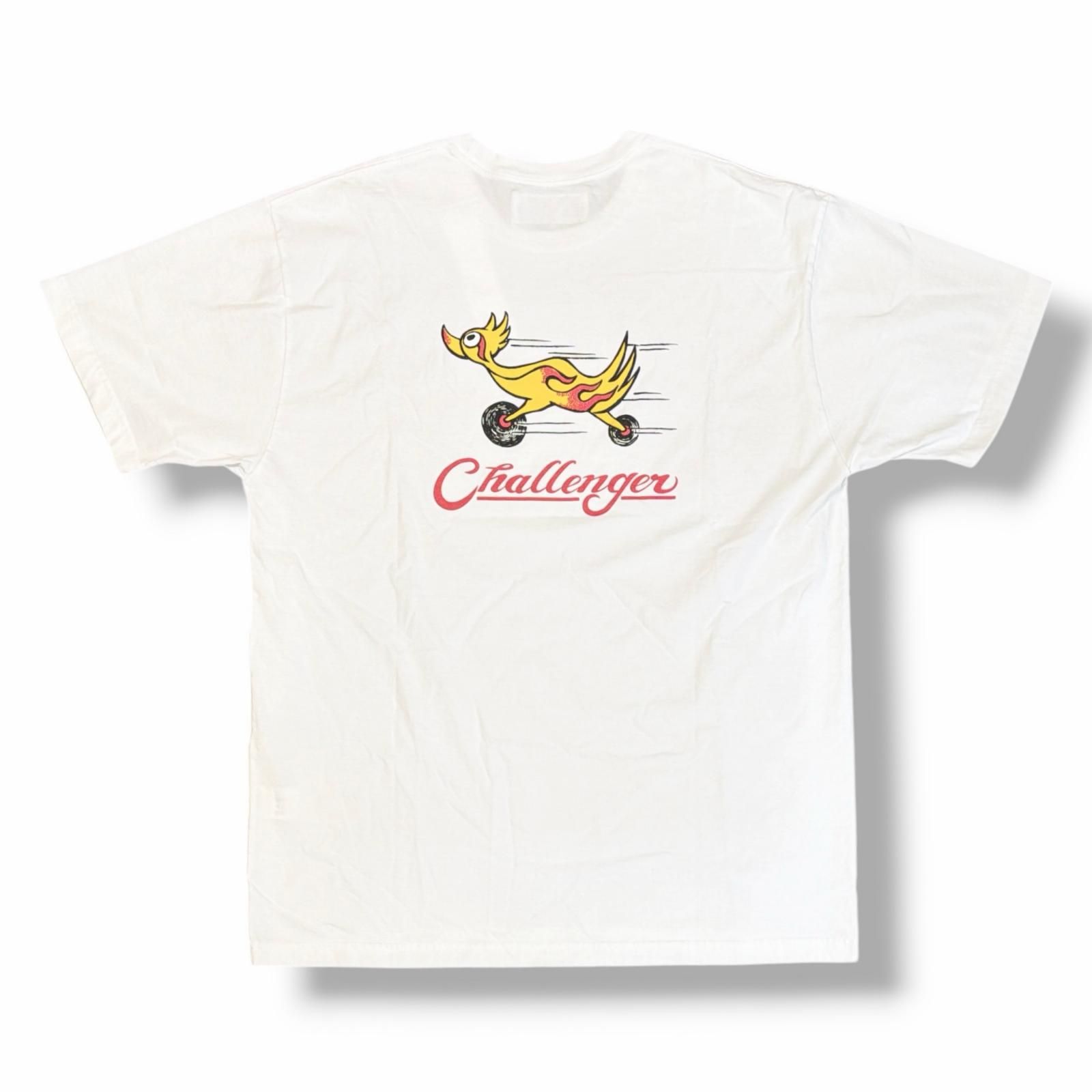 参考上代8580円 未使用 CHALLENGER FIRE BIRD TEE フレアバード T 