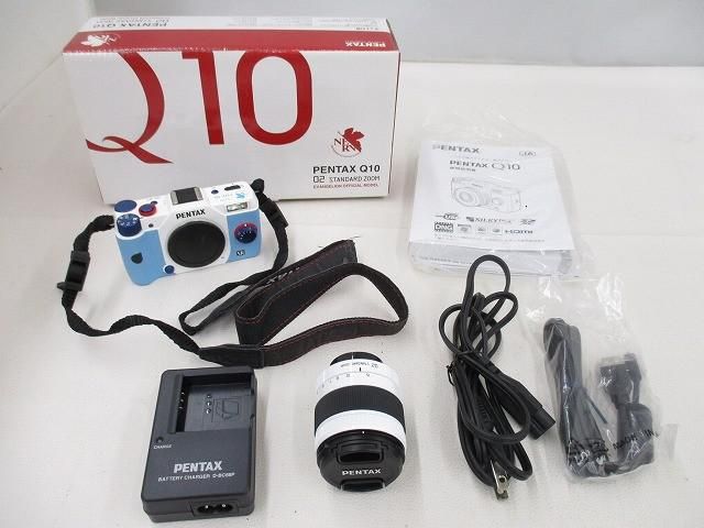 家電 ペンタックス Q10/02 STANDARD ZOOM エヴァンゲリオンモデル TYPE00：レイ ミラーレス一眼 デジタルカメラ 中古品
