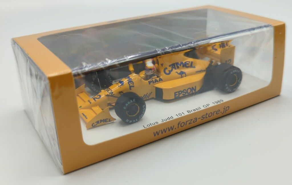 MINIMAX 1/43Spark model LOTUS JUDD 101 Brasil GP 1989 4TH 中島悟