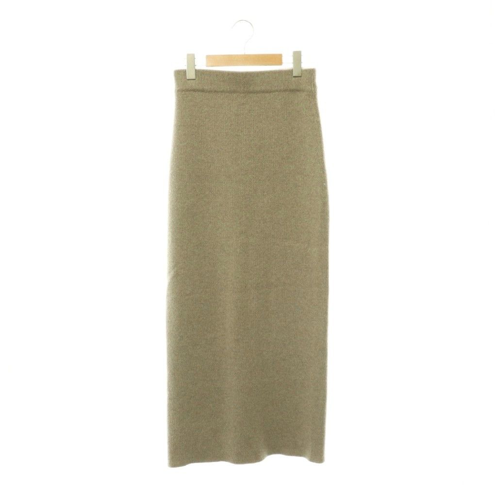 ドゥーズィエムクラス DEUXIEME CLASSE エブリデイアイライク EVERYDAY I LIKE Cashmere マキシスカート タイトスカート ロング ニット F グレー /DF ■OS