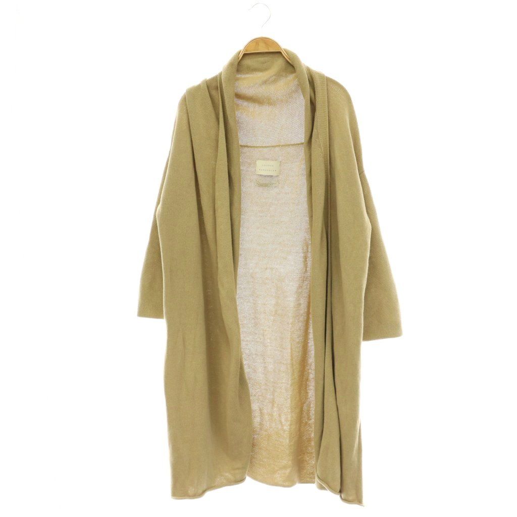 ローレンマヌージアン LAUREN MANOOGIAN KNIT GOWN アパルトモン取扱い ニットガウンコート ロングカーディガン 2 ベージュ /CX ■OS
