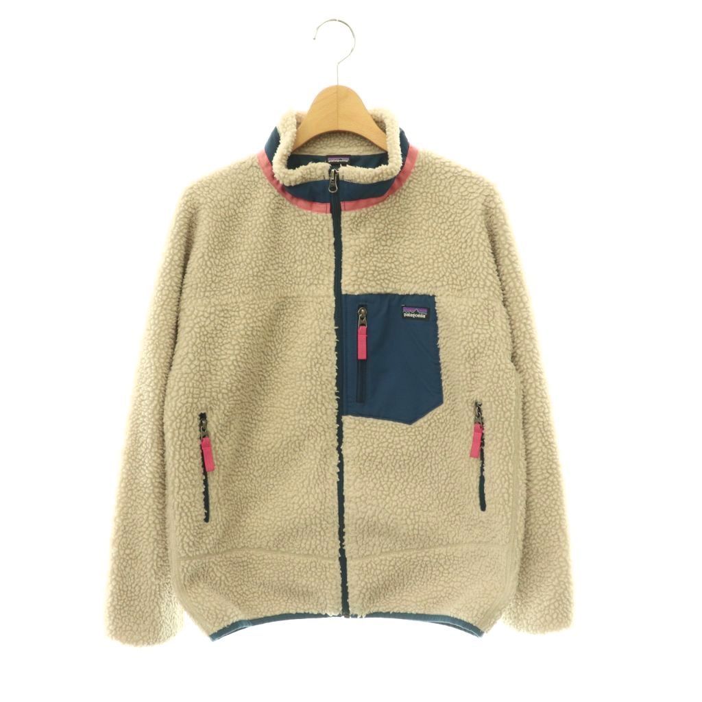 パタゴニア Patagonia レトロX ジャケット フリースジャケット ジップアップ アウター 14 XL ベージュ 65625FA19 /HS ■OS