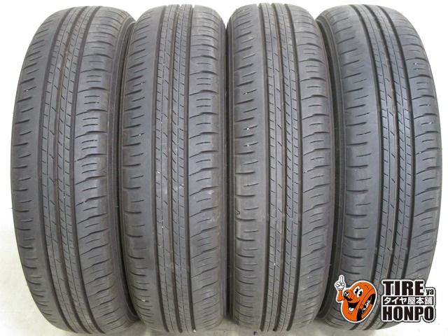 【中古 夏用】 155/65R14 75S 4本セット ダンロップ エナセーブEC300+ サマータイヤ 中古タイヤ
