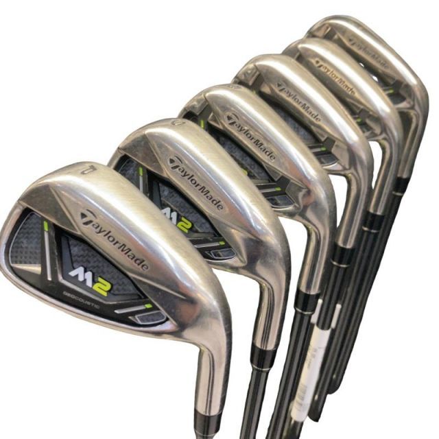 【中古】 テーラーメイド M2(2017) 6S USA アイアンセット IR REAX 65(M2 2017IR) (フレックスR) メンズ 男性用 右利き 右用 Cランク ゴルフクラブ