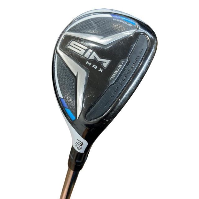 【中古】 テーラーメイド SIM MAX U3 ユーティリティ UT KBS MAX85 JP (フレックスS) メンズ 男性用 右利き 右用 Cランク ゴルフクラブ