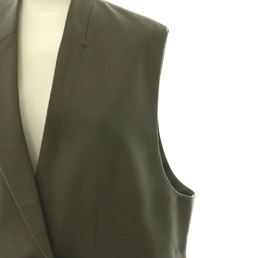 エンフォルド 25SS High Twist Weave ワイドテーラードベスト エンフォルド ENFOLD 25SS High Twist Weave ワイドテーラードベスト