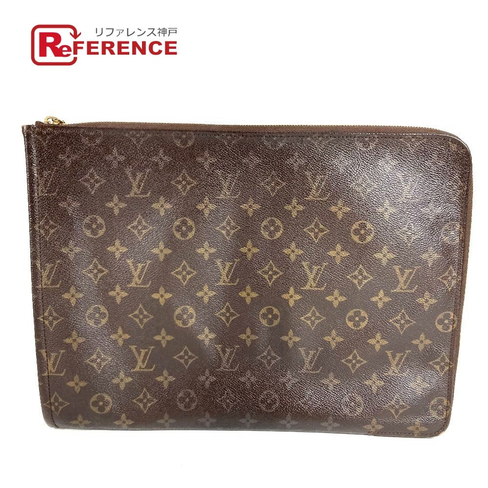 LOUIS VUITTON ルイヴィトン クラッチバッグ ポッシュ ドキュマン M53456 モノグラムキャンバス ブラウン