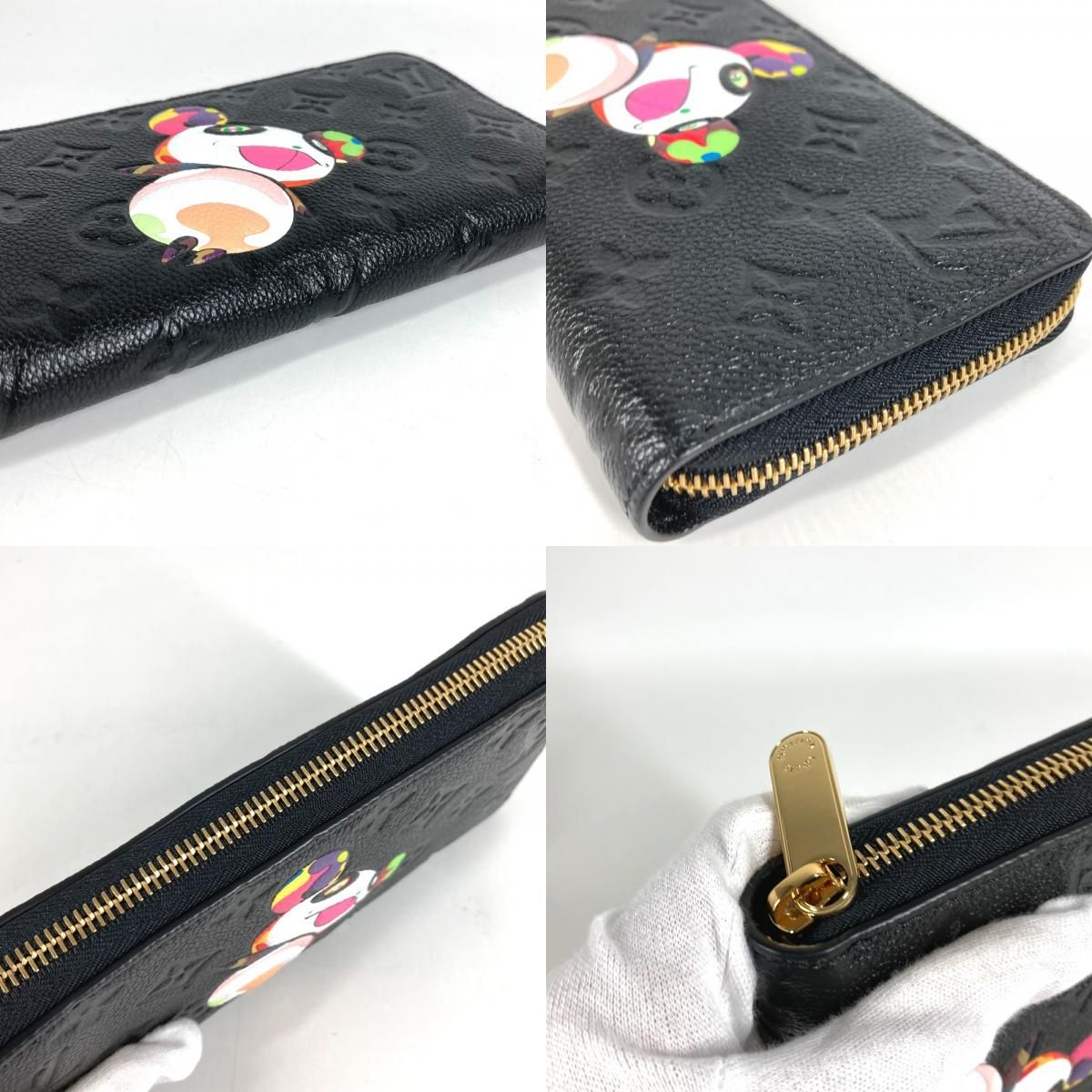 LOUIS VUITTON ルイヴィトン 長財布 ジッピーウォレット M14160 モノグラムアンプラントレザー ブラック