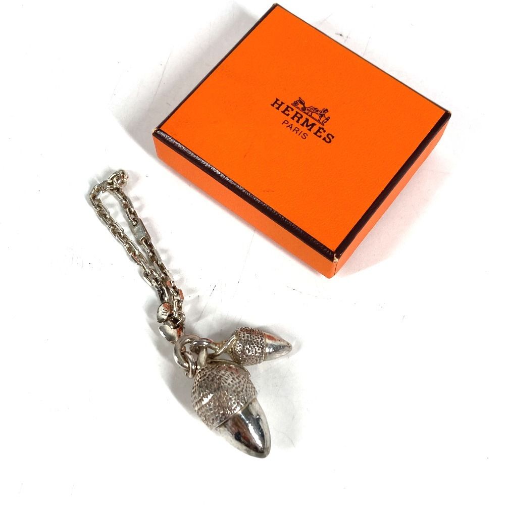 HERMES エルメス キーホルダー どんぐり ドングリ SV925 シルバー