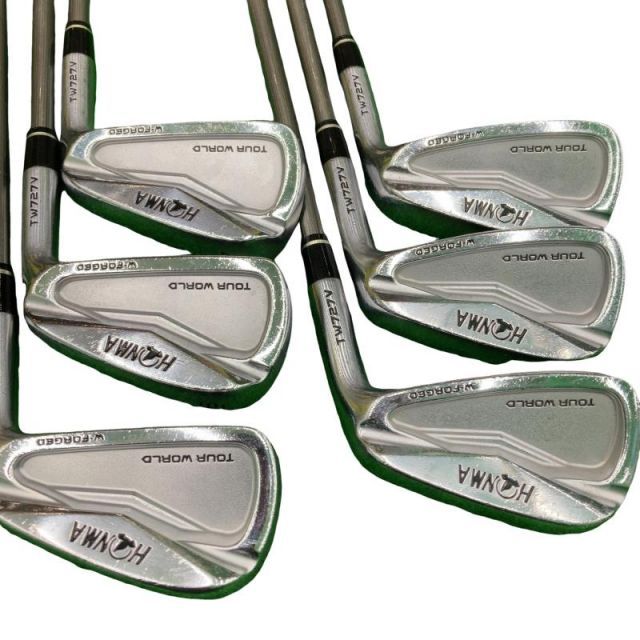 【中古】 本間ゴルフ TOUR WORLD TW727V FORGED 6S アイアンセット IR VIZARD IB95 (フレックスS) メンズ 男性用 右利き 右用 Cランク ゴルフクラブ