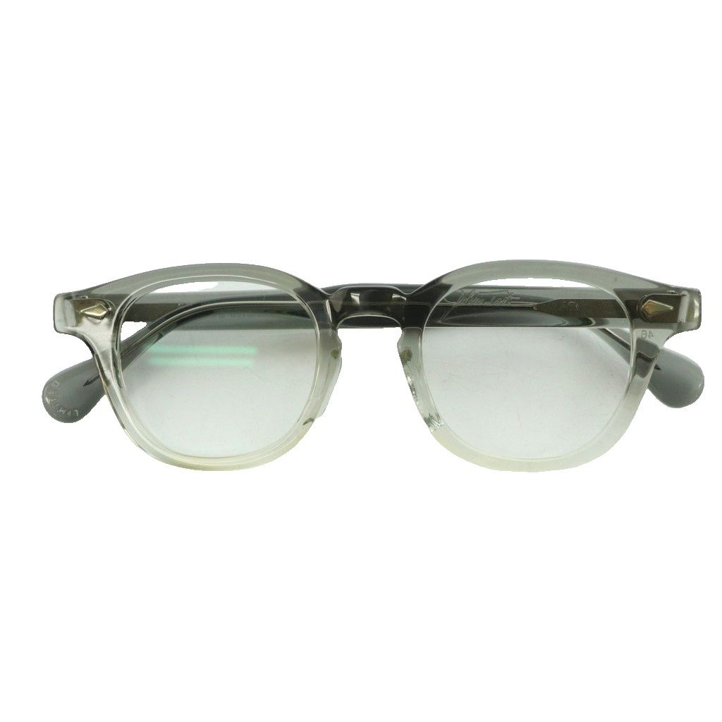ジュリアスタートオプティカル JULIUS TART OPTICAL リミテッド LIMITED AR セルフレームメガネ 眼鏡 度無し グラデーションカラー グレー クリア /SS ■OS