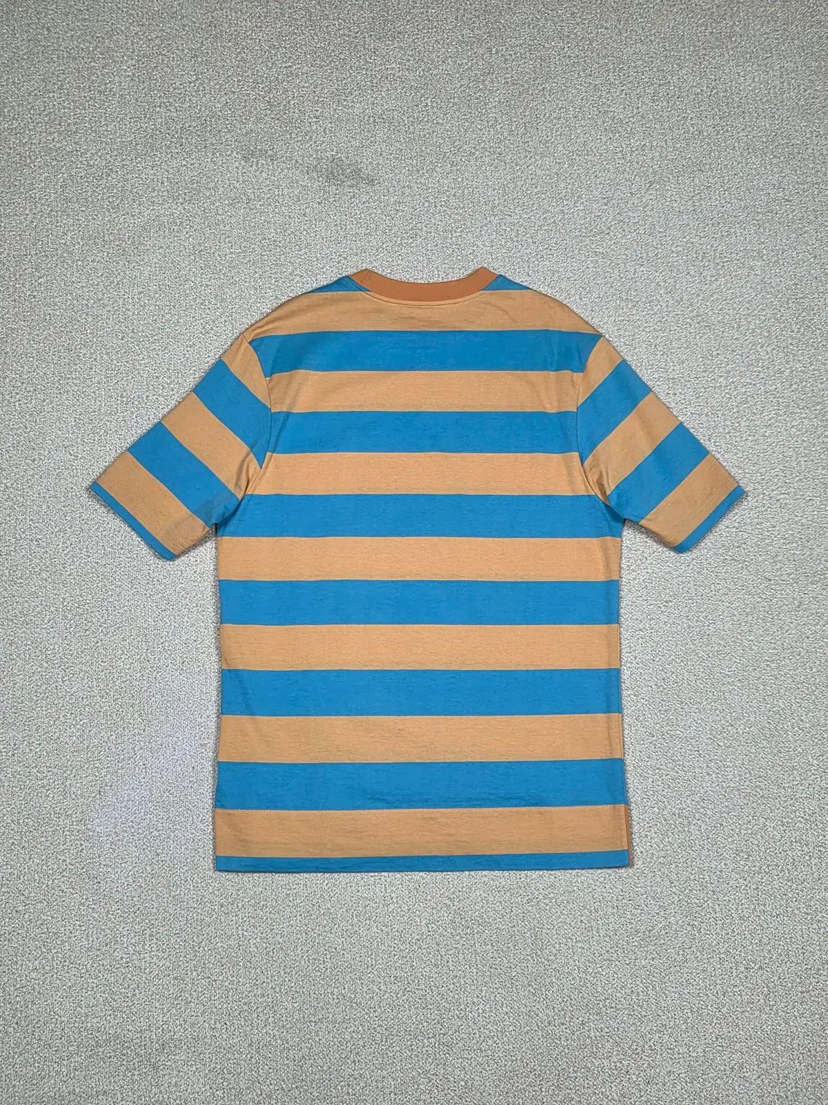 タイム ポストモダン バイカラー ストライプ 半袖 Tシャツ | S00417