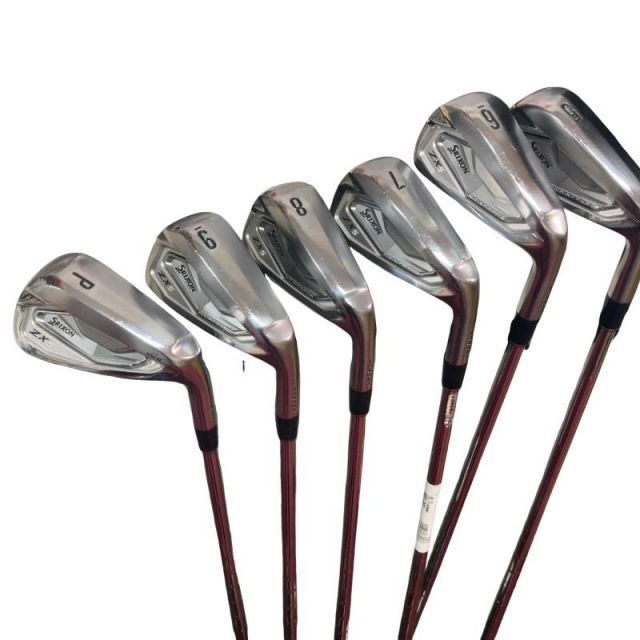 【中古】 ダンロップ SRIXON ZX5 Mk II 6S アイアンセット IR NS PRO 950GH neo DST (フレックスS) メンズ 男性用 右利き 右用 Cランク ゴルフクラブ