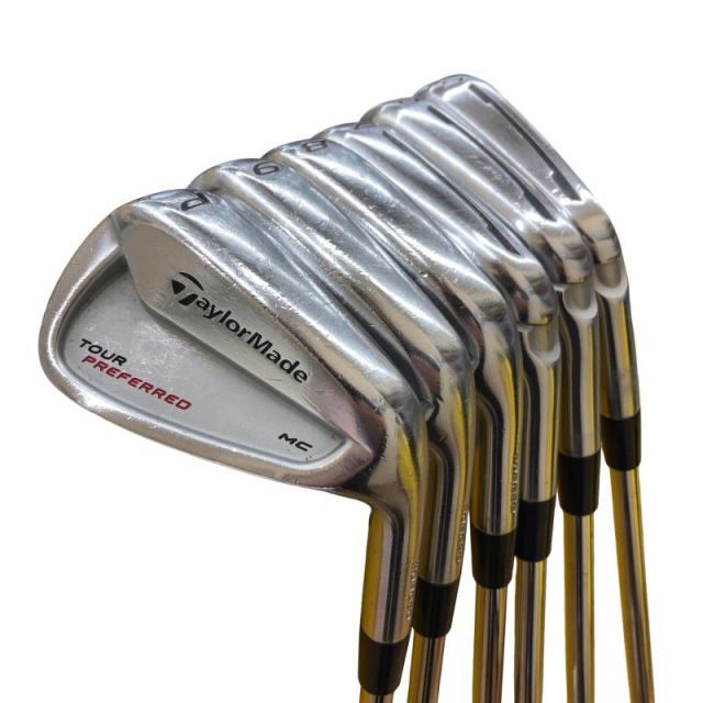 【中古】 テーラーメイド TOUR PREFERRED MC(2014) 6S アイアンセット IR KBS TOUR C-TAPER 95 (フレックスS) メンズ 男性用 右利き 右用 Cランク ゴルフクラブ
