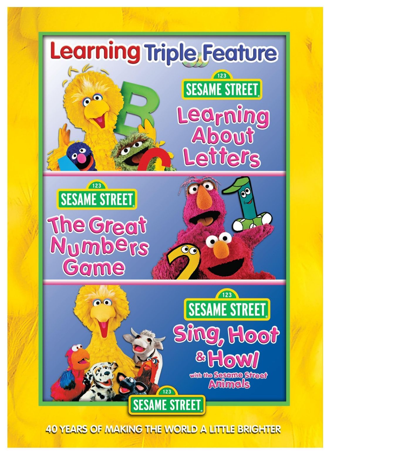 Sesame Street: Learning Triple Feature [DVD]