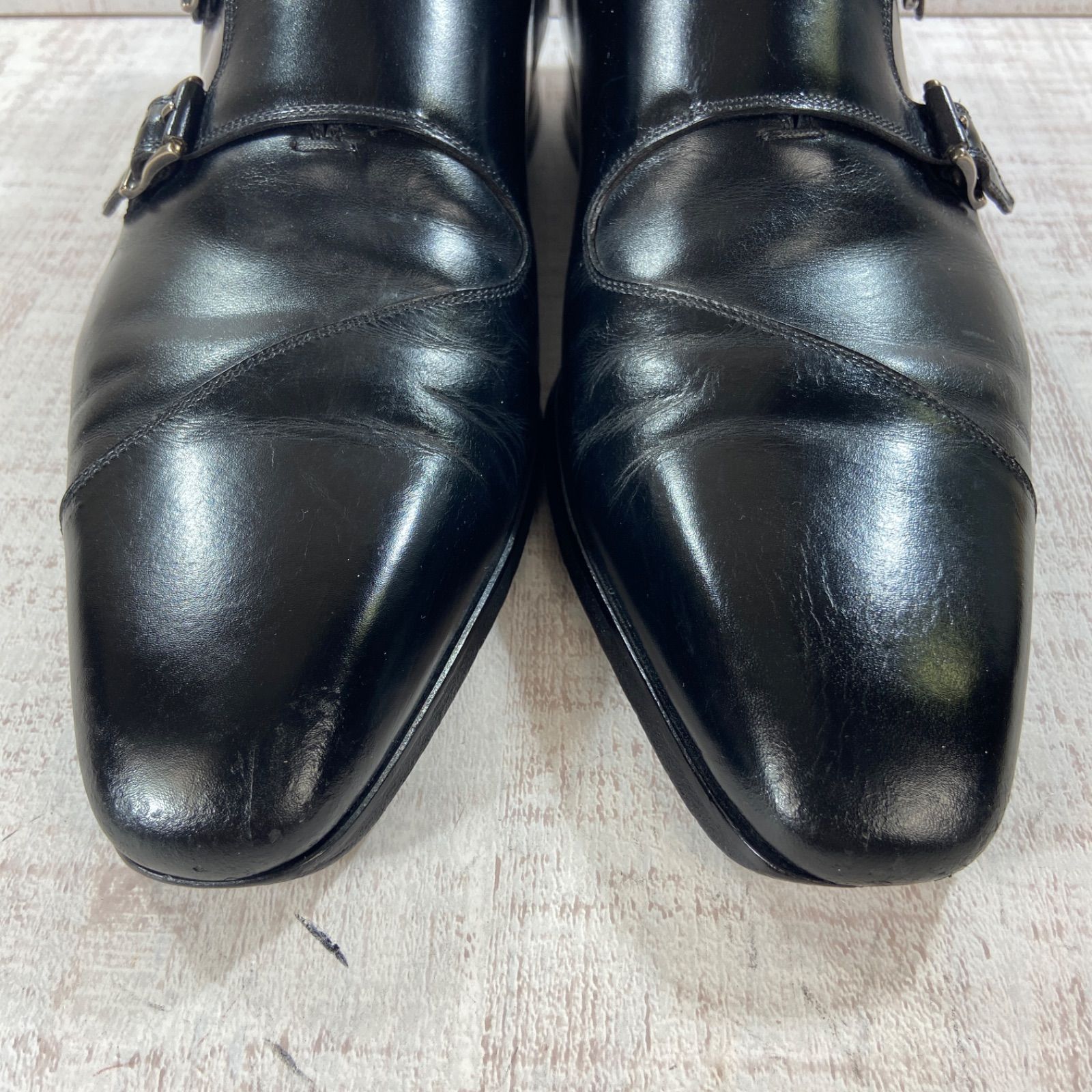 MAGNANNI マグナーニ 16580 ダブルモンクストラップ 革靴 EU40 25.0cm 