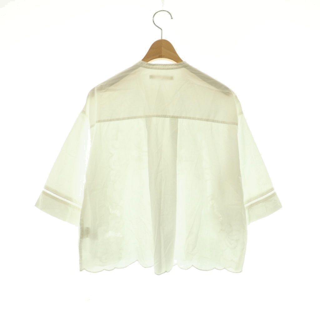 ヌキテパ NE QUITTEZ PAS! 25SS Poplin Daisy Cutwork ブラウス シャツ