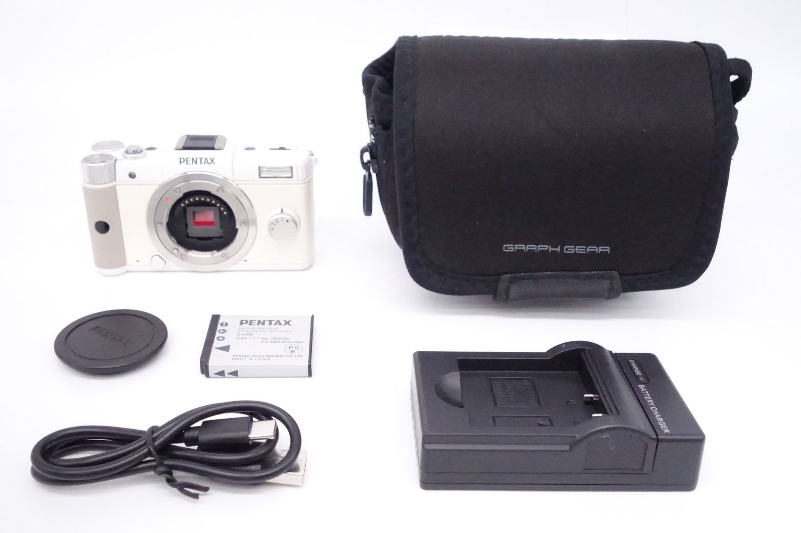 PENTAX ミラーレス一眼 Q ボディ ホワイト [W2606010M]