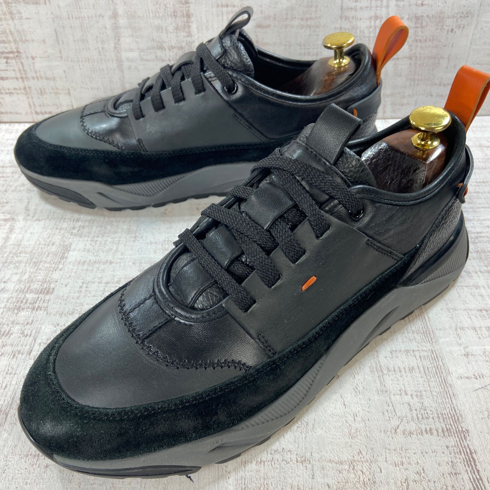 SANTONI サントーニ モダンスニーカー レザー 7 26.0cm メンズ