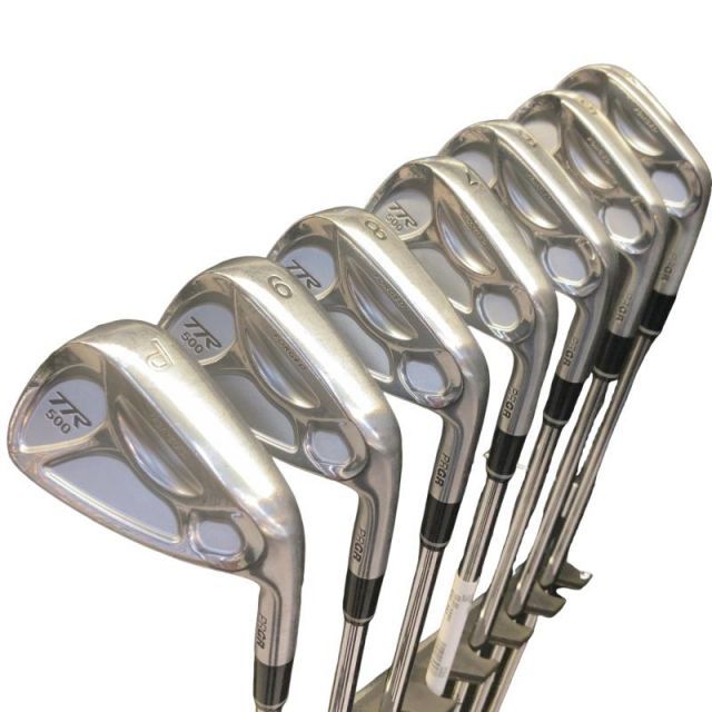 【中古】 プロギア TR 500 IRON 7S アイアンセット IR Dynamic Gold (フレックスS) メンズ 男性用 右利き 右用 Cランク ゴルフクラブ