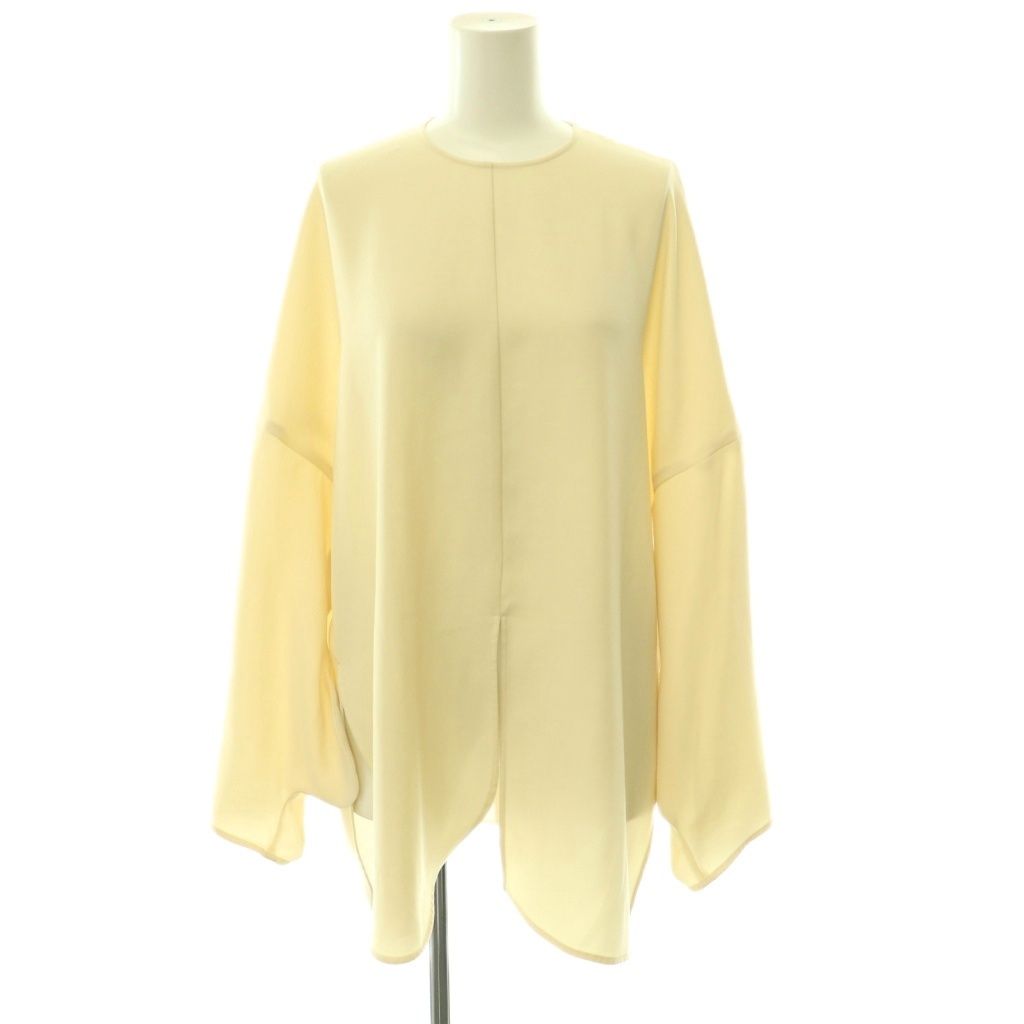 エンフォルド ENFOLD 24SS CENTER-SLIT PULLOVER プルオーバー ブラウス 38 アイボリー /CX ■OS
