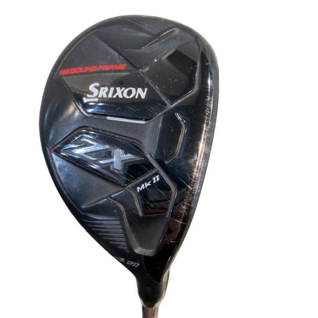 【中古】 ダンロップ SRIXON ZX Mk II HYBRID H4 ユーティリティ UT 純正特注シャフト (フレックスR) メンズ 男性用 右利き 右用 Cランク ゴルフクラブ
