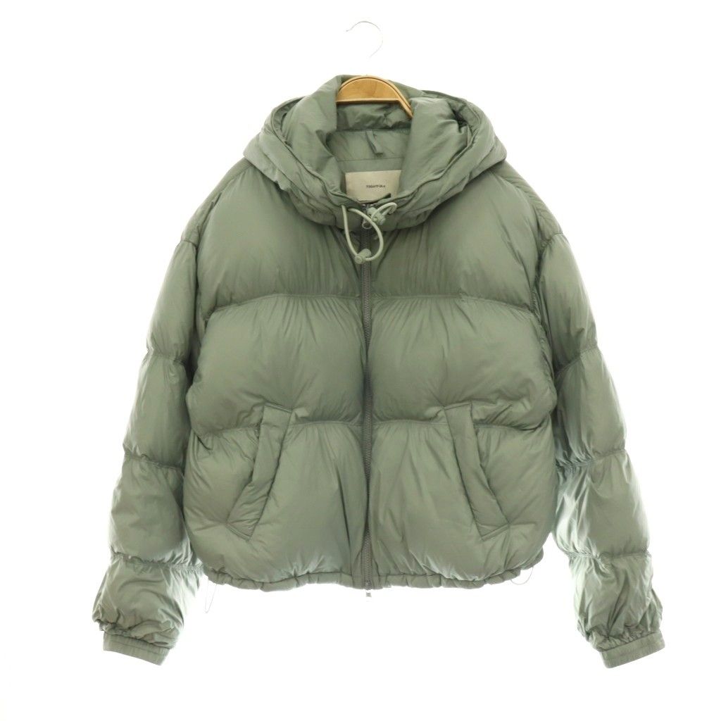 トゥデイフル TODAYFUL 12520004 25AW Ultralight Goose Jacket ダウンジャケット ジップアップ 36 グリーン /HK ■OS