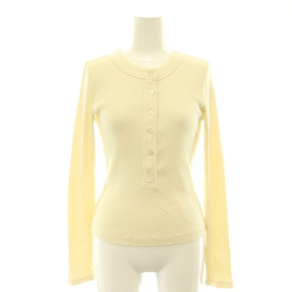 シチズンズオブヒューマニティ CITIZENS of HUMANITY 26SS varra henley Tシャツ カットソー リブ Deuxieme Classe取扱 S アイボリー /CX ■OS ■SH