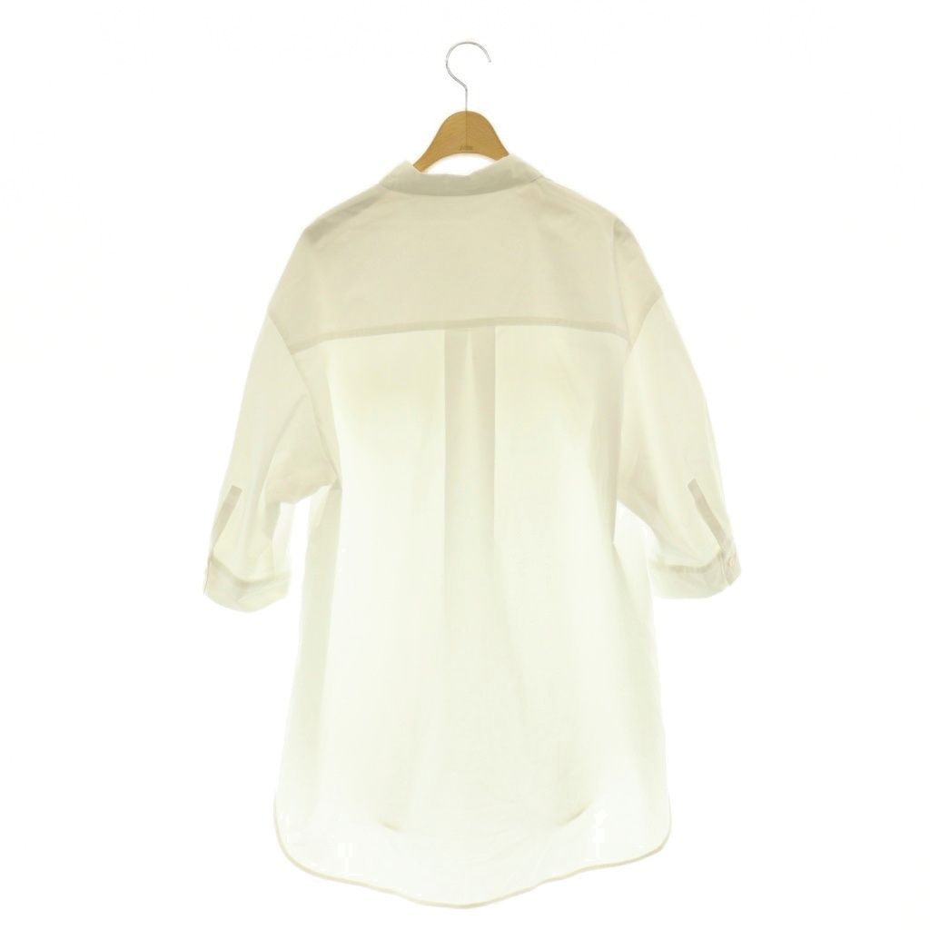 ヤンミ YANMI RIBBON DETAIL SHIRT シャツ ブラウス オーバーサイズ 1 白 /CX ■OS ■SH